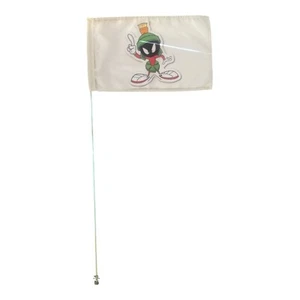JLP 3,5 pies de alto 1/4 pulgada poste 12x19 en bandera Marvin Martian ATV látigo - Imagen 1 de 6