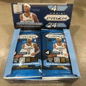 2024-25 Panini Prizm NBA Retail 4 Cards Per Pack (ONE PACK) (Read Description) - Picture 1 of 2