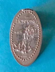 THE LION KING 6 of 7 VILLAIN SCAR PRESSED ELONGATED PENNY DISNEY FREE SHIP - Picture 1 of 1