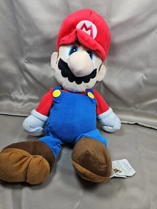 VINTAGE 21" SUPER MARIO BROTHERS PLUSH STUFFED TOY NINTENDO RARE COLLECTIBLE - Picture 1 of 5