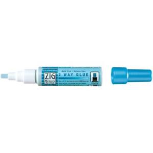 ZIG Kuretake 2-Way Glue Pen-4mm Chisel Tip, 4mm