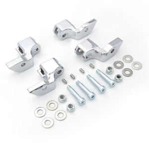 Softail Floorboard 1" Relocation Brackets Foot Control Extension Component 00-17 - Picture 1 of 9