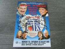 John Challis & Sue Holderness 2003 Original Malvern Theatres Theatre Show Flyer