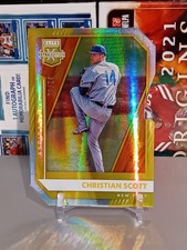 2021 Panini Elite Extra Edition Aspirations Gold Die-Cut /24 Christian Scott