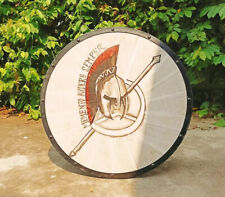 Memento Audere Semper Wooden Spartan Shield Spartacus 300 Costume Prop Halloween
