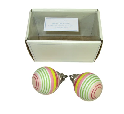 Acabado Pottery Barn Rosa Rayas Metal Arco Iris Niños 2016 Dong Guan - Dormitorio Foto 1 de 3