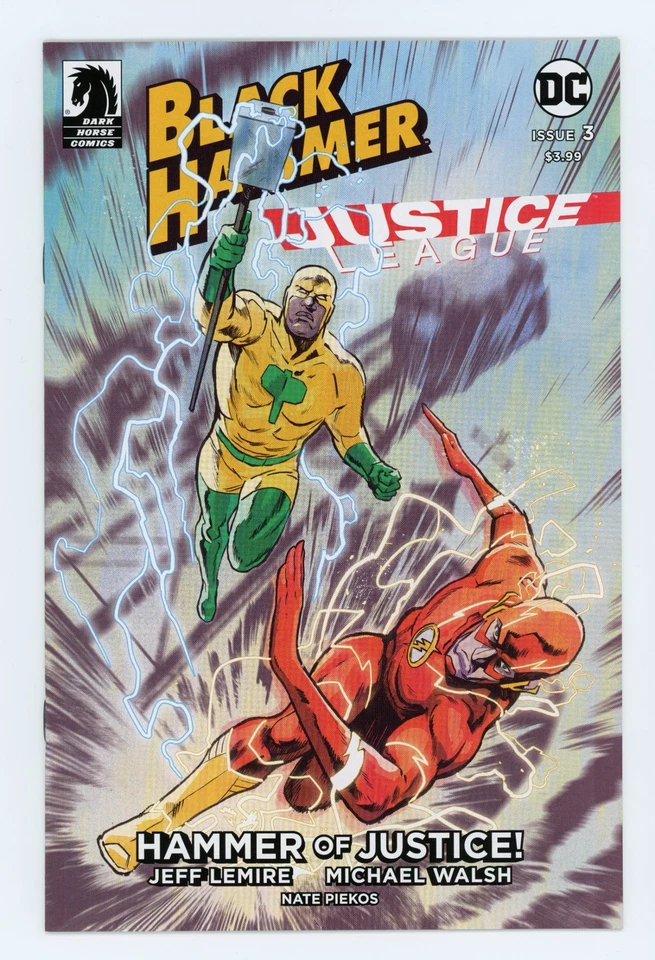 Black Hammer / Justice League: Hammer of Justice! #3 Michael Walsh Cover (Dark Horse Comics DC Comics September 2019)