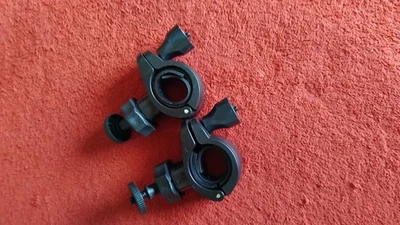2x Klemm Halterung Halter Fahrrad Rohr Lenker  - Bild 1 von 4