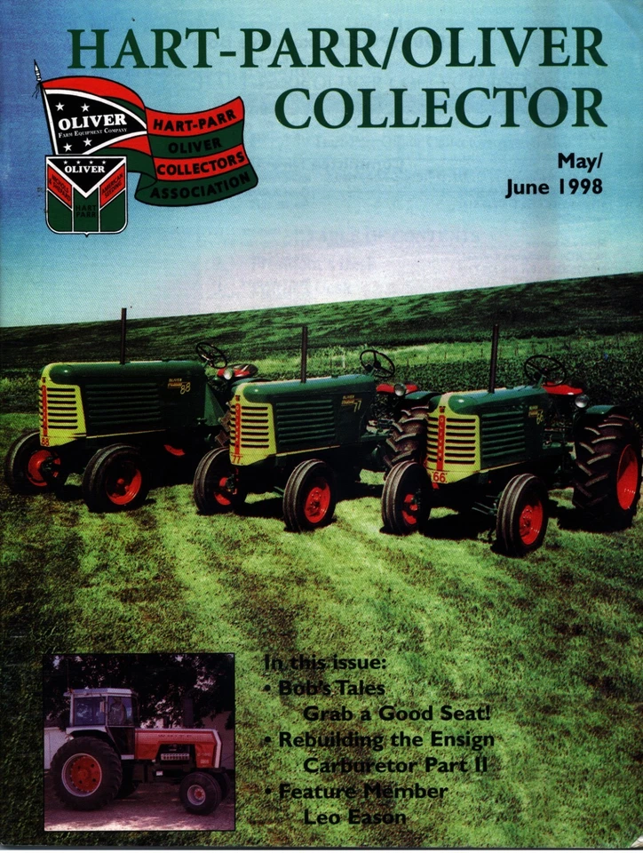 Información de asiento Oliver & Cletrac, reconstrucción de carburador Ensign, Leo Eason Foto 1 de 1