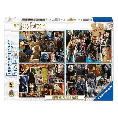 Ravensburger - Puzzles Harry Potter 4 Pack | Puzzle Bambini 5 Anni In Su | Go4E - Immagine 1 di 4