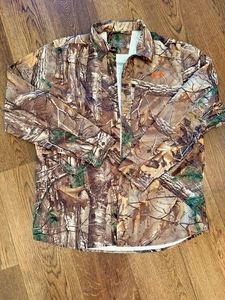 Under Armour Realtree Men’s Long Sleeve Button Down Shirt – Size XL- breathable - Picture 1 of 3