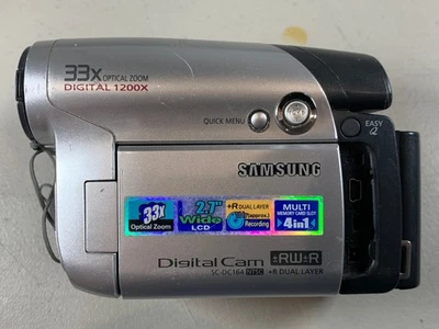 Parts or Repair Only Untested Samsung SC-DC164 DVD Camera Recorder Camcorder - Image 1 of 4