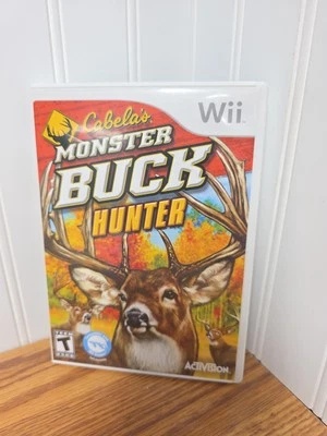 CABELA'S MONSTER BUCK HUNTER - Nintendo Wii Game - Used - CIB - TESTED Fast Ship - Image 1 of 4