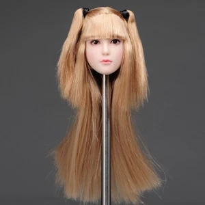 SUPER DUCK 1/6 Female Head Sculpt Pale Skin Fit 12in TBL Action Figure Body Toys - Picture 1 of 6