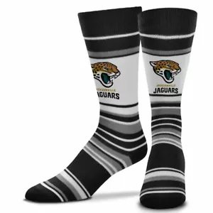 NEW Jacksonville Jaguars NFL Dyenamic Mas Stripe Mens Crew Socks OSFM - Picture 1 of 1