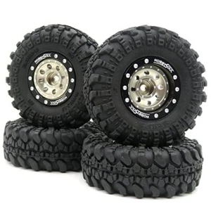 RC 1/24 Tires & Heavy Adjustable Offset 1.0 beadlock Wheels, 1.0 Wheels Rims - Picture 1 of 7