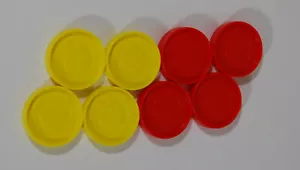 Connect Four Board Game Parts & Pieces Checkers - Picture 1 of 2
