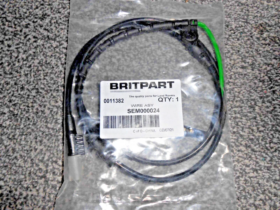 SENSOR DE ADVERTENCIA DE DESGASTE DE LA PASTILLA DE FRENO DELANTERA LAND ROVER DISCOVERY 3 Y SPORT 2.7 TDV6 Foto 1 de 1