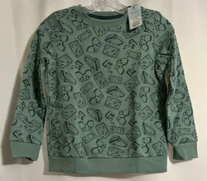 Cat & Jack Girl’s Ocean Green Pullover Sweater Size M (7/8) New - Picture 1 of 5