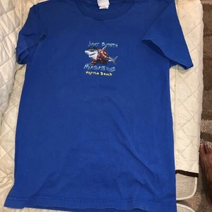 Margaritaville Blue T-Shirt ~ Myrtle Beach ~ Size Large 14-16 - Picture 1 of 2