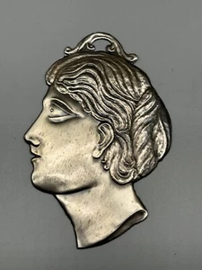 EX VOTO GNADE QUITTUNG WEIBLICHES PROFIL GESICHT FRAU MÄDCHEN - Bild 1 von 5