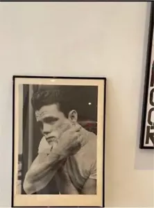 Chet Baker Poster H70cm W49cm With Frame Black Used Rare - Picture 1 of 3