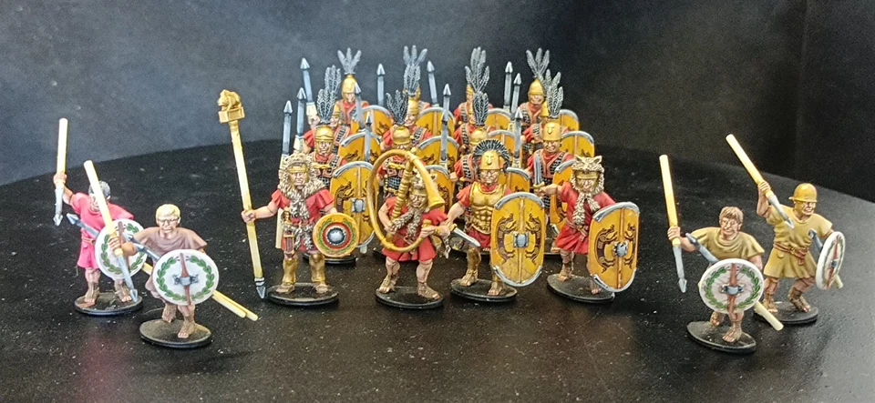28mm Ancient DPS painted Antique Punic War Republic Roman Legion Cohort 20 HW145 - Image 1 of 4