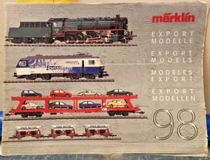 Marklin Model Train Catalog 1998 German Language - Picture 1 of 4