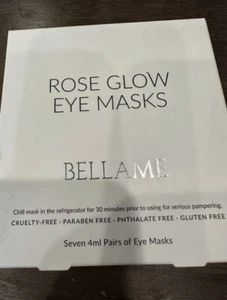 Bellame Rose Gold Eye Masks 7 Packets NIB Clinical Grade - Picture 1 of 2