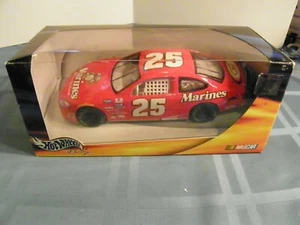  Hot Wheels 1/24 #25 Bobby Hamilton Jr Marines Nascar Ford Taurus  - Picture 1 of 5