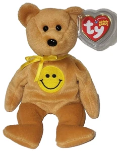 TY Beanie Baby - DIMPLES the Bear (Exclusive) 8.5" NEW MWMTs Stuffed Animal Toy - Picture 1 of 12