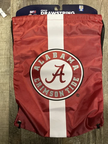 FOCO LSU PREMIUM DRAWSTRING BACKPACK ALABAMA CRIMSON TIDE LICENSED COLLEGEGATE Cover