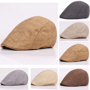 Cappello da uomo berretto piatto casual semplice edera duckbill picco da newsboy  - Foto 1 di 9