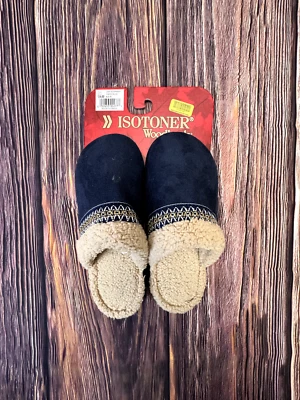 Isotoner Woodlands Ladies Slipper Size 8.5 9 NEW Attached Hang Card - Image 1 of 4