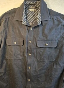 Levi Strauss Levis Chamois Lined Button Shirt / Jacket Mens Size Medium  - Picture 1 of 12
