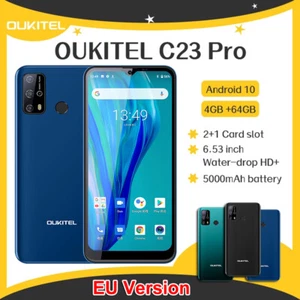 6.53'' OUKITEL C23 Pro Smartphone 5000mAh 4GB 64GB Android 10 MT6762V EU Version - Picture 1 of 20