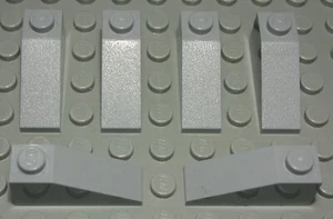 LEGO Pietra Obliquo Positivo 1x3 New Grigio 6 Pezzo - Foto 1 di 1