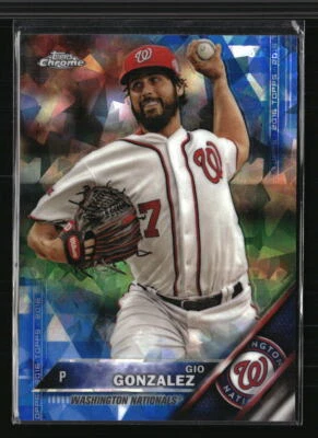 Gio Gonzalez 2016 Topps Chrome Sapphire Edition #47  Baseball Card - Image 1 of 2