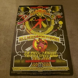1971 Fillmore West original playbill Allman Brothers Bill Graham Gorgeous! - Picture 1 of 9