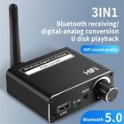 Amp Wireless Audio Adapter Bluetooth 5.0 Dac Converter Digital To Analog