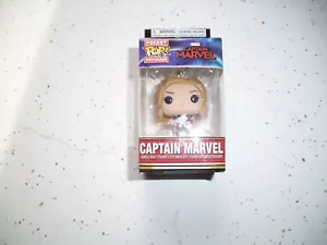 Funko Pocket Pop Keychain Captain Marvel: Captain Marvel Bobble-Head #36438 - Picture 1 of 4