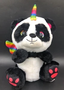 Pandacorn Plush Soft Toy Panda Unicorn 30cm High Sitting Cuddly Teddy Comforter - Picture 1 of 5