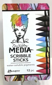 Dina Wakley Media SCRIBBLE STICKS * NEW * Water Soluble Pigments - Picture 1 of 3