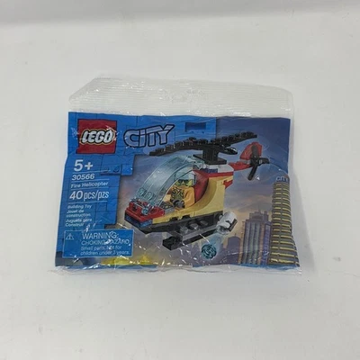 LEGO City 30566 Fire Helicopter Year 5+ 40 Pcs Promotional Set VIP 2021 Poly Bag - Image 1 of 3
