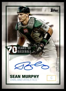Topps 2021 70 años de béisbol Sean Murphy Auto Athletics #70YA-SM C24 - Imagen 1 de 2