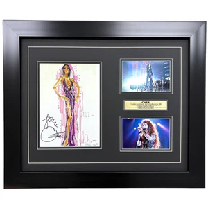 Cher Autographed 8x10 Photo JSA Framed Music Singer Signed - Picture 1 of 6