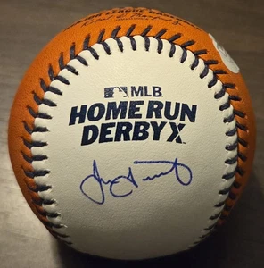 Jake Arrieta Signed Home Run Derby X Money Ball Baseball JSA Chicago Cubs RARE! - Picture 1 of 2