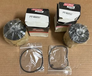 Nuovo NOS Set di 2 filtri carburante Baldwin OEM PF46057 - Foto 1 di 2