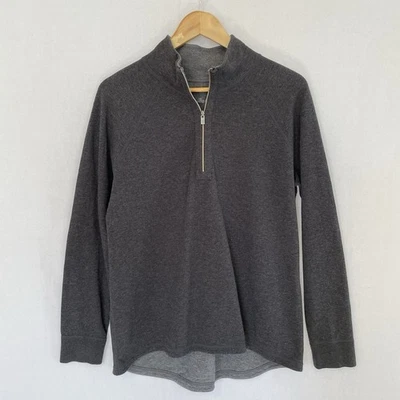 TOMMY BAHAMA Women’s Large Reversible 1/4 Zip Mock Neck Cotton Knit Pullover - Image 1 of 4