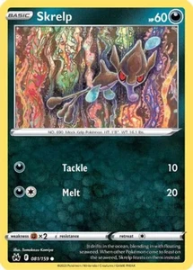 Skrelp - 081/159 - Common - Reverse Holo NM, English Pokemon Crown Zenith - Picture 1 of 1